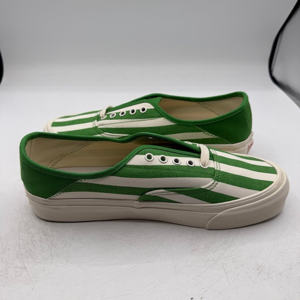 VANS OG Style 43 LX Low Shoes Men Sz 9 Lime Green Pinstripe Sneakers VN0A3DPBVQX - Picture 7 of 11